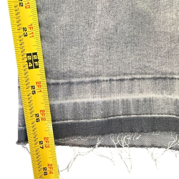 Democracy 'Ab'Solution Women’s Button Fly, High Waist Jeans. Ankle Gray Size 24W - Picture 5 of 8